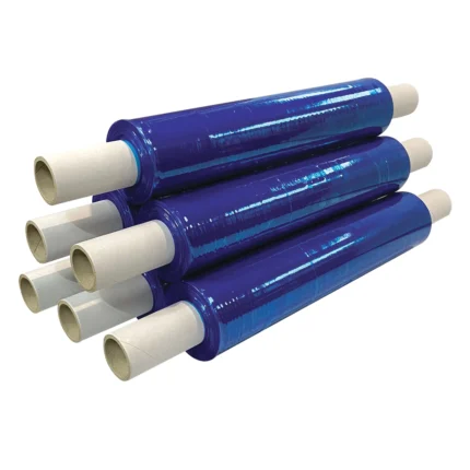 Blue pallet wrap