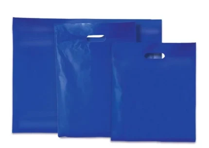 Plastic Carrier Bags – Eco Friendly – Navy Blue Carrier Bags