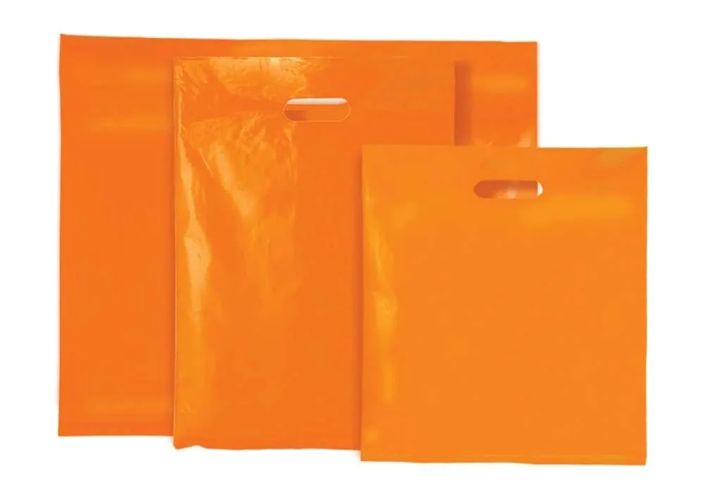 Orange-Plastic-Carrier-Bags