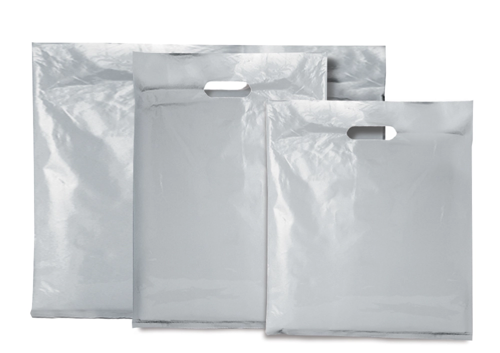 Silver-Plastic-Carrier-Bags