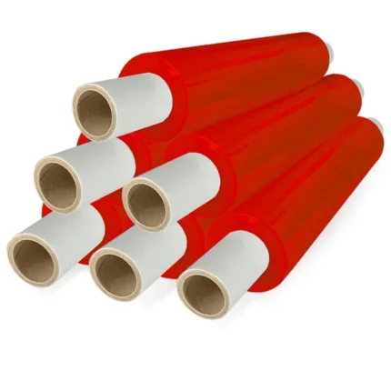 Red Stretch Film 400mm x 250m 23mu – Extended Core